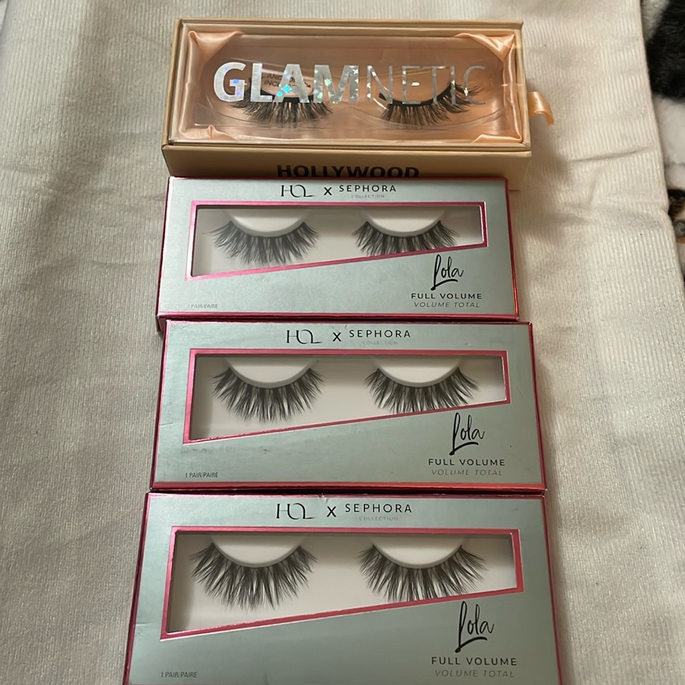 💄4/$25 4 piece bundle of lashes